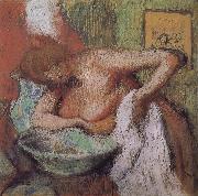 Lady in the bathroom Edgar Degas